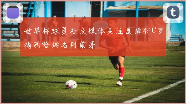 世界杯球员社交媒体关注度排行C罗梅西哈姆名列前茅